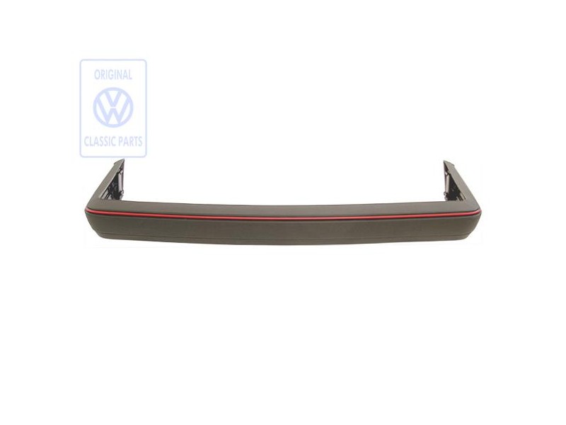 VW Originale Paraurti Con Supporto E Rivestimento Grafite/Rosso - 165807301H QS1