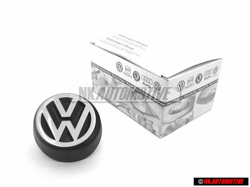 VW Originale Posteriore Logo Emblema Simbolo Argento Spazzolato - 327853601