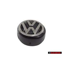 VW Originale Posteriore Logo Emblema Simbolo Argento Spazzolato - 327853601