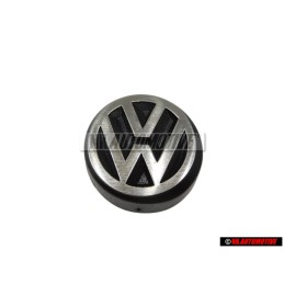 VW Originale Posteriore Logo Emblema Simbolo Argento Spazzolato - 327853601