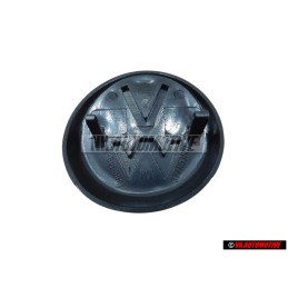 VW Originale Posteriore Logo Emblema Simbolo Argento Spazzolato - 327853601