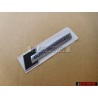 Audi Originale SUPERCHARGED Lato Logo Emblema Simbolo Nero Cromo - 4F0853601