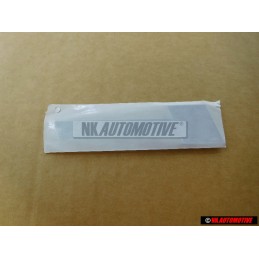 Audi Originale SUPERCHARGED Lato Logo Emblema Simbolo Nero Cromo - 4F0853601