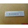 Audi Originale SUPERCHARGED Lato Logo Emblema Simbolo Nero Cromo - 4F0853601
