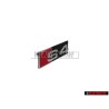 Audi Originale S4 Fronte Logo Emblema Scritta Nero Cromo Rosso - 8D0853736E 2ZZ