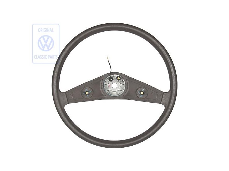 VW Originale Volante Imbottito Marrone Sella - 171419655A 90V