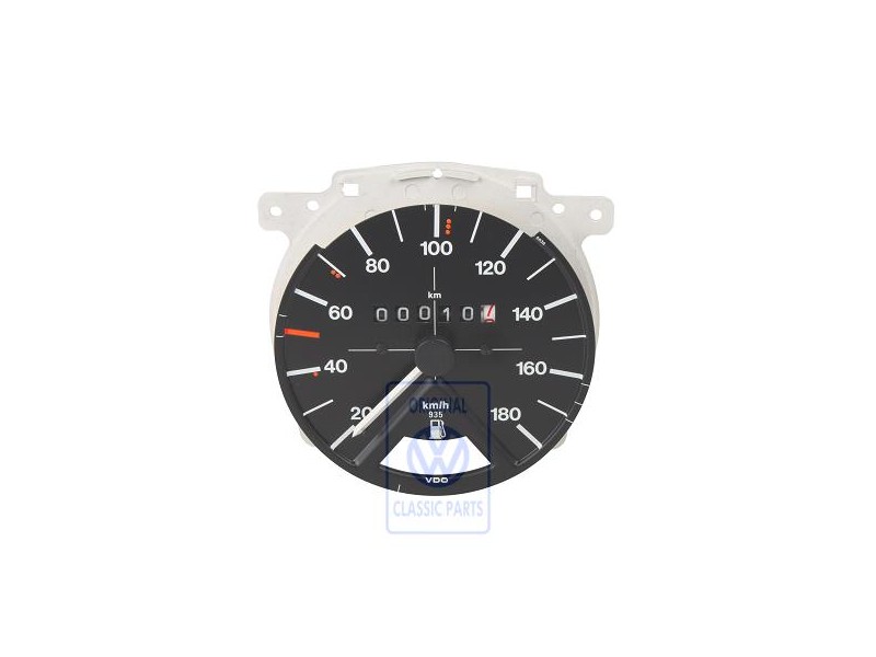 VW Originale Tachimetro Con Riquadro Per Indicatore Livello Carb. 