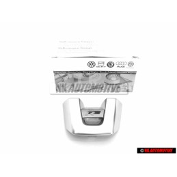 VW Originale R Volante Placca Logo Emblema Simbolo Alluminio - 1K8419685B POP