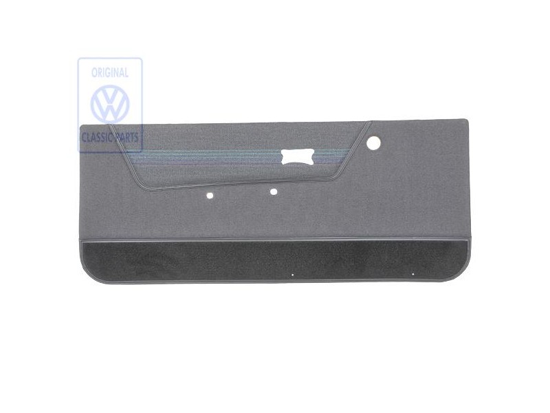 VW Originale Rivestimento Porta Grigio Nero/Blu/Verde - 155867015CMAYL