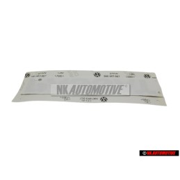 VW Originale PASSAT Posteriore Logo Emblema Scritta Cromo - 3B0853687 739