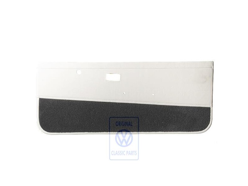 VW Originale Rivestimento Porta (Pelle) Bianco Alaska - 155867016BCXV8