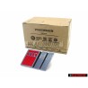 Audi Originale S6 Fronte Logo Emblema Scritta Cromo Rosso - 4A5853736C 2ZZ