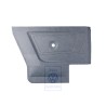 VW Originale Rivest. Laterale (Similpelle) Grigio Tortora - 155867043E 2VN