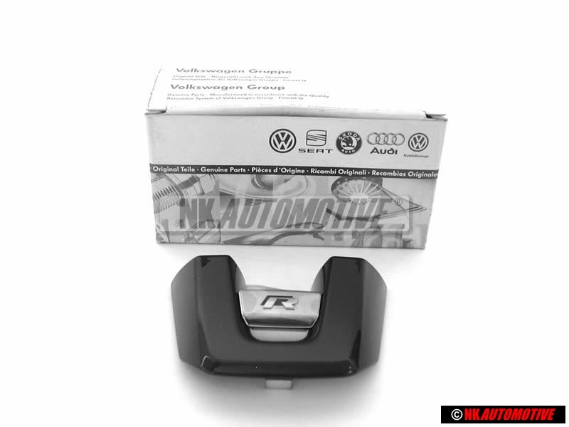 VW Originale R Volante Placca Logo Emblema Simbolo Alluminio - 5K0419685N POP