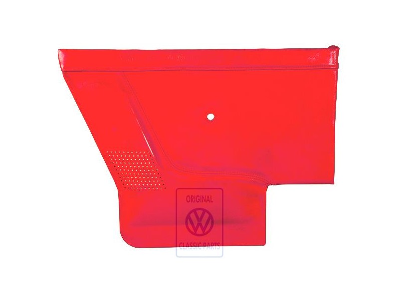 VW Originale Rivestimento Laterale (Pelle) Rosso Camino - 155867043Q 4MH