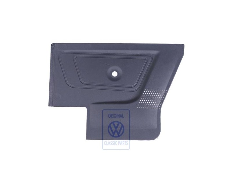 VW Originale Rivest. Laterale (Similpelle) Blu Mauritius - 155867044E 9KM