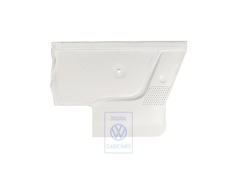 VW Originale Rivestimento Laterale (Pelle) Bianco Alaska - 155867044Q 3YX