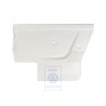 VW Originale Rivestimento Laterale (Pelle) Bianco Alaska - 155867044Q 3YX