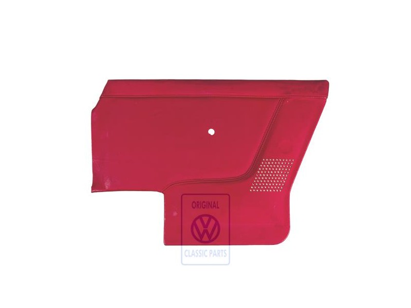 VW Originale Rivestimento Laterale (Pelle) Rosso Camino - 155867044Q 4MH