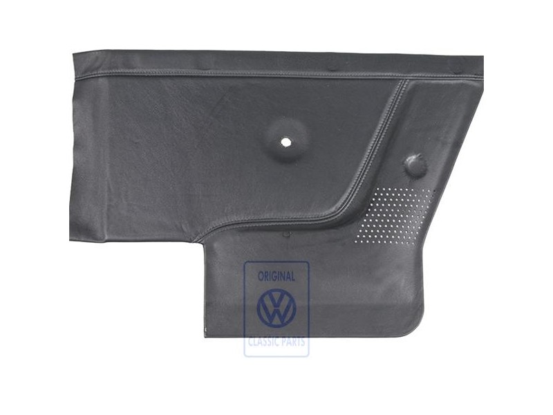 VW Originale Rivestimento Laterale (Pelle) Blu Mauritius - 155867044Q 7KH