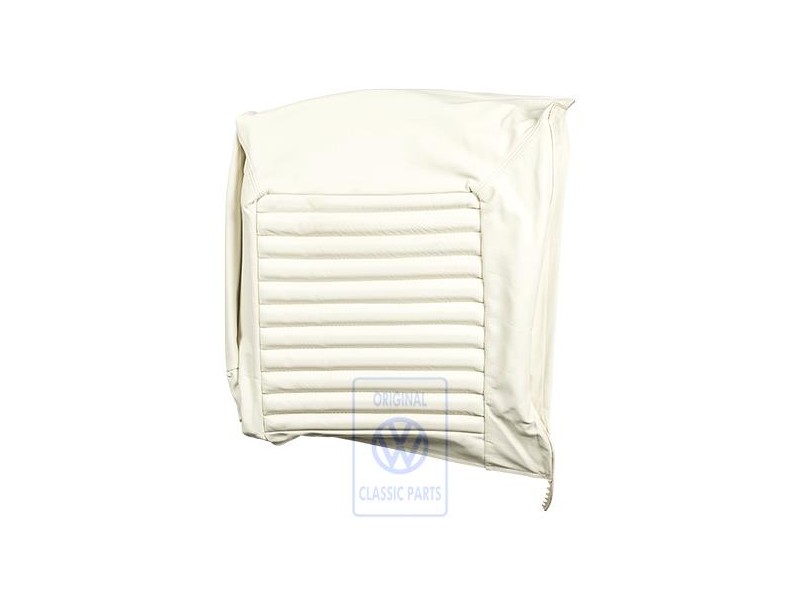 VW Originale Rivestimento Schienale Cuoio/Fintapelle Bianco - 155885806D 2YG
