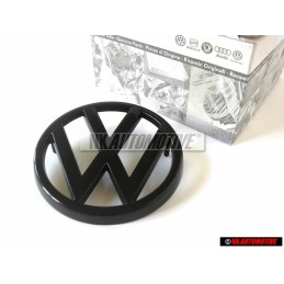 VW Originale Fronte Logo Emblema Simbolo Nero - 171853601 041