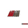 Audi Originale S4 Fronte Logo Emblema Scritta Cromo Rosso - 8D0853736C 2ZZ