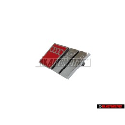 Audi Originale S4 Fronte Logo Emblema Scritta Cromo Rosso - 8D0853736C 2ZZ