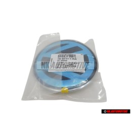 VW Originale Fronte Logo Emblema Simbolo Nero Cromo - 1C0853617A WV9