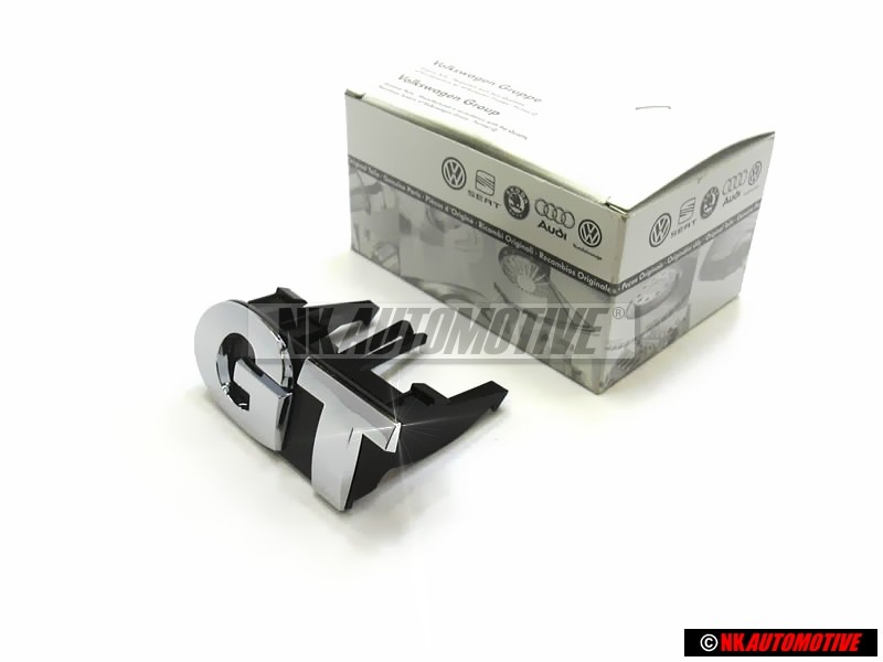VW Originale GT Fronte Logo Emblema Scritta Cromo - 1K6853679A FXC