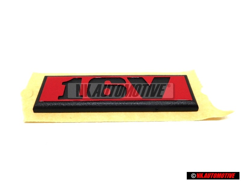 VW Originale Scritta Nero Satinato/Rosso Tornado - 191853675E QN5