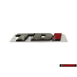 VW Originale TDI Posteriore Logo Emblema Scritta Cromo Rosso - 7D0853675C EQW