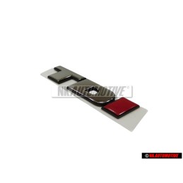 VW Originale TDI Posteriore Logo Emblema Scritta Cromo Rosso - 7D0853675C EQW