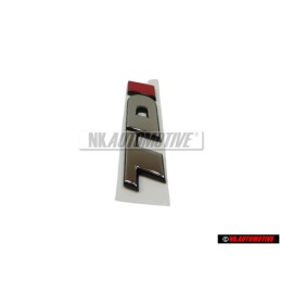VW Originale TDI Posteriore Logo Emblema Scritta Cromo Rosso - 7D0853675C EQW