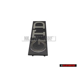 VW Originale GTD Fronte Logo Emblema Scritta Argento Spazzolato - 171853679D