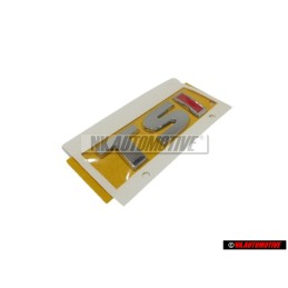 VW Originale TSI Posteriore Logo Emblema Scritta Cromo Rosso - 5G0853675A JZQ