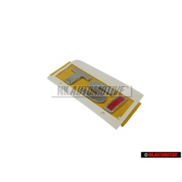 VW Originale TSI Posteriore Logo Emblema Scritta Cromo Rosso - 5G0853675A JZQ