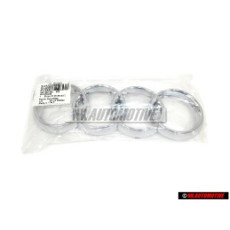 Audi Originale Anelli Fronte Logo Emblema Simbolo Cromo - 8Z0853605 2ZZ