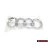 Audi Originale Anelli Fronte Logo Emblema Simbolo Cromo - 8Z0853605 2ZZ