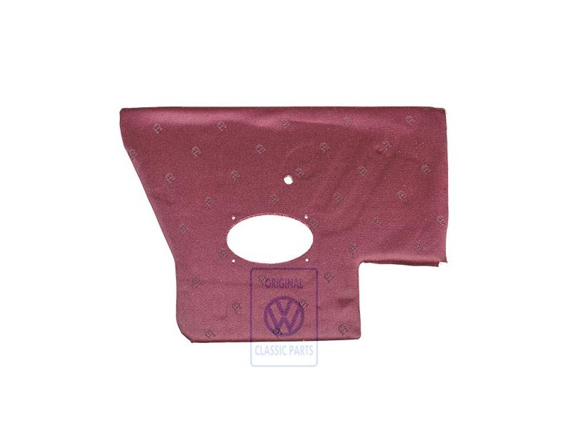 VW Originale Rivestimento Laterale Rosso Verde - 155867044AL6YC