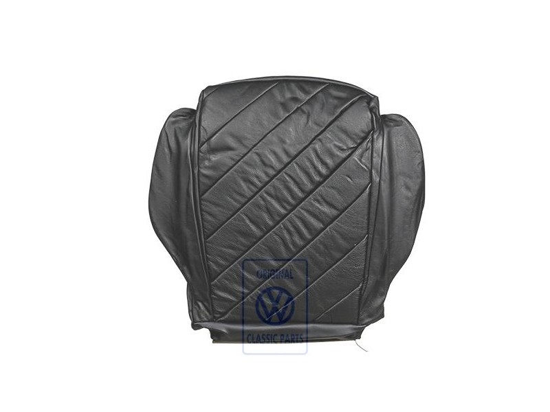 VW Originale Rivestimento Sedile (Pelle/Similpelle) Nero - 155881405AFAFB