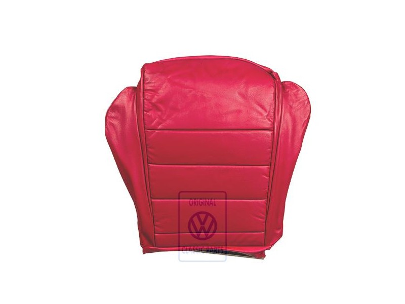 VW Originale Rivestimento Sedile Pelle/Similpelle Rosso Camino - 155881405AGWQ4