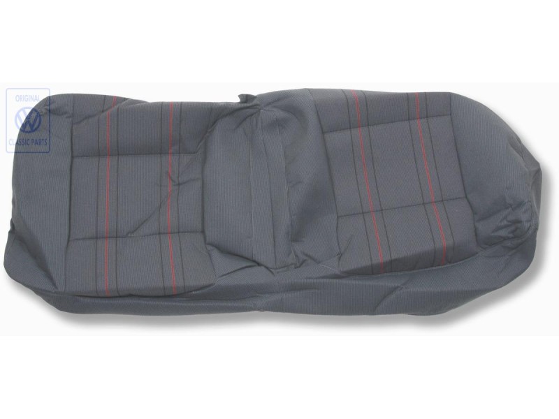 VW Originale Rivestimento Sedile (Tessuto) Grigio/Rosso - 155885405ANWE9