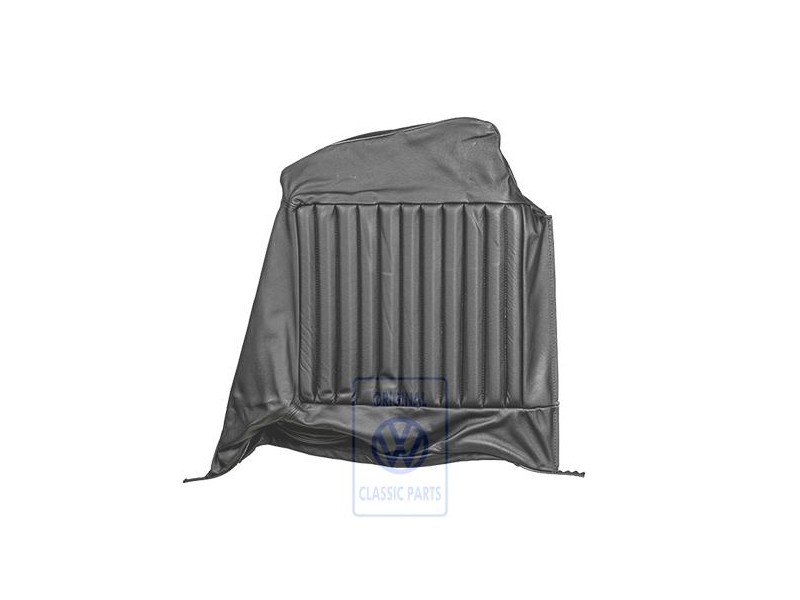 VW Originale Rivestimento Schienale (Cuoio/Fintapelle) Nero - 155885805BD1BX