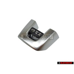 VW Originale GTI Volante Placca Logo Emblema Simbolo Alluminio - 5K0419685P UTF