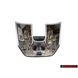 VW Originale GTI Volante Placca Logo Emblema Simbolo Alluminio - 5K0419685P UTF