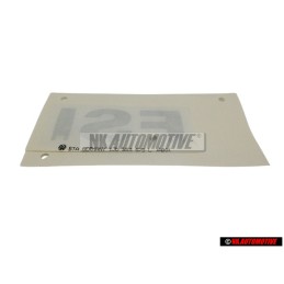 VW Originale FSI Posteriore Logo Emblema Scritta Cromo - 1J0853675L 739