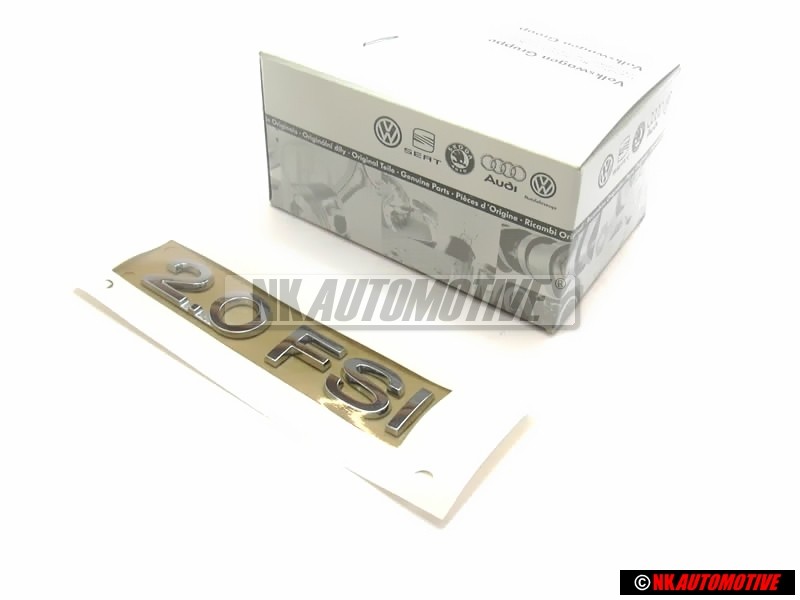 VW Originale 2.0 FSI Posteriore Logo Emblema Scritta Cromo - 3C0853675A 739