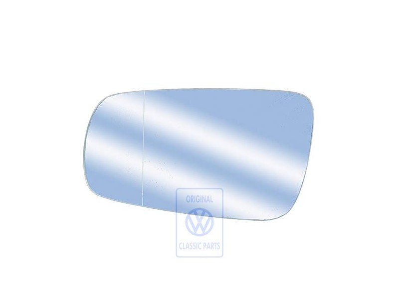 VW Originale Vetro Dello Specchio (Piano) Con Piastra Di Supporto - 1H1857521