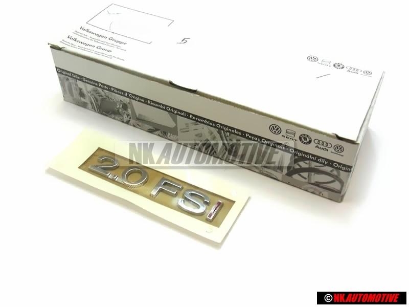 VW Originale 2.0 FSI Posteriore Logo Emblema Scritta - 3C0853675B GQF